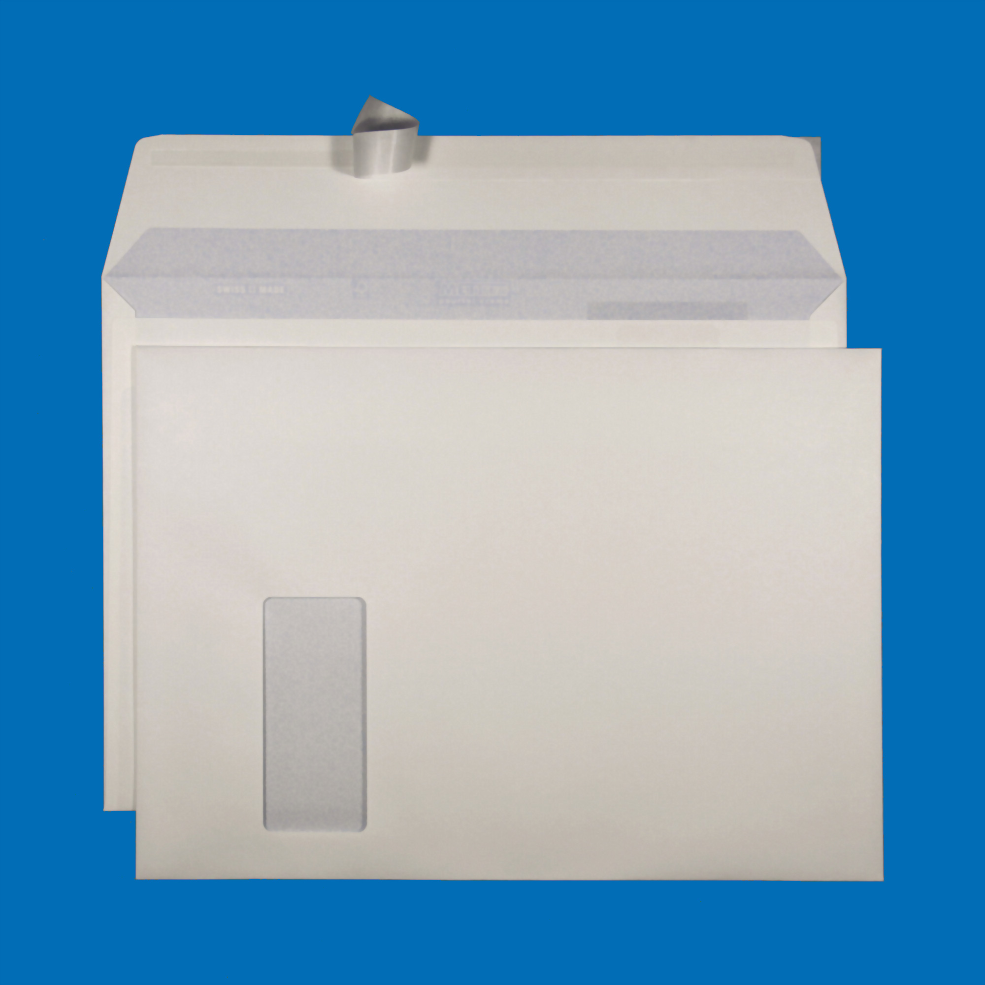 C4 Couvert, Fenster links, haftklebend, Recycling mit Blauem Engel – Mettler Couvert