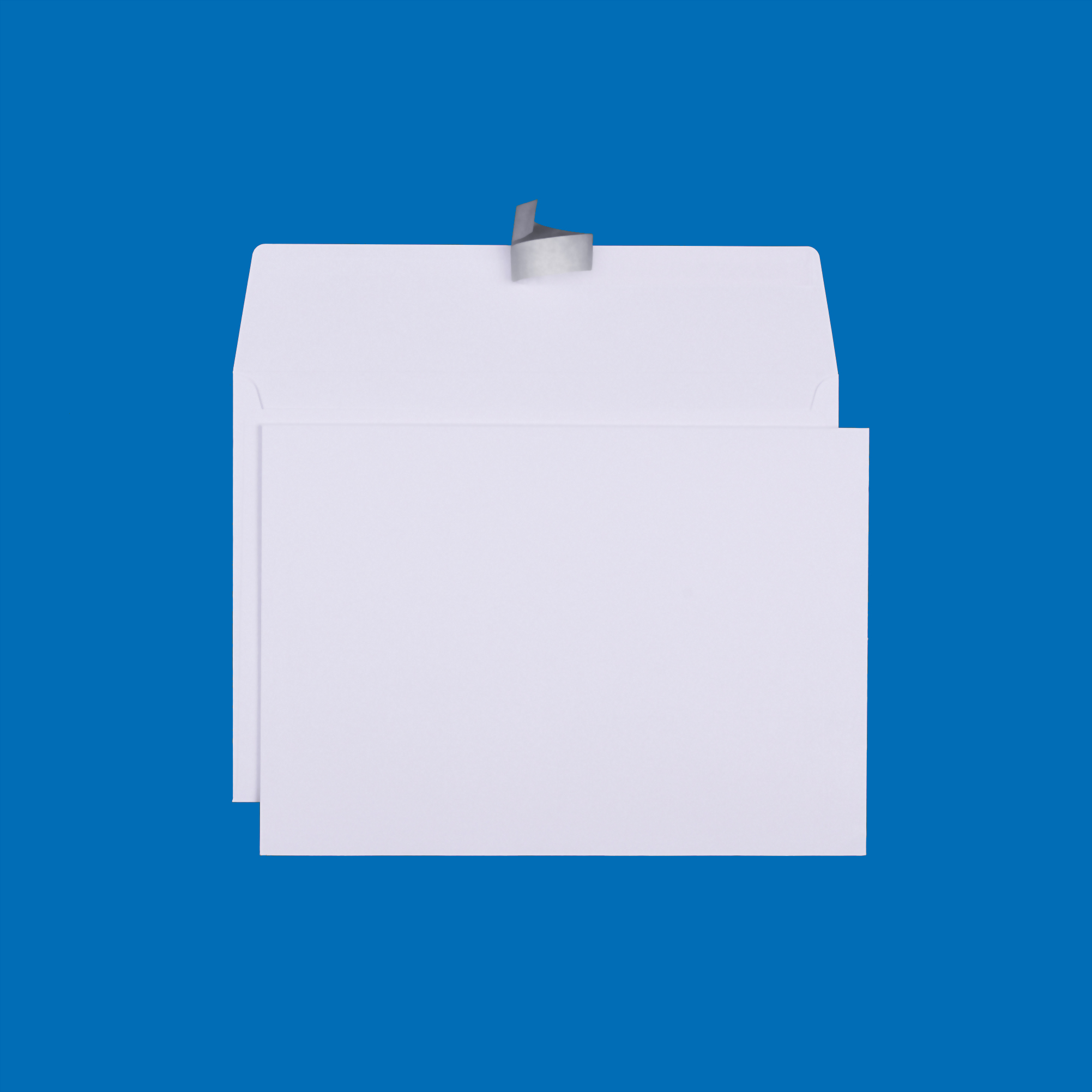 C5 Couvert, ohne Fenster, haftklebend, Ultraweiss FSC – Mettler Couvert