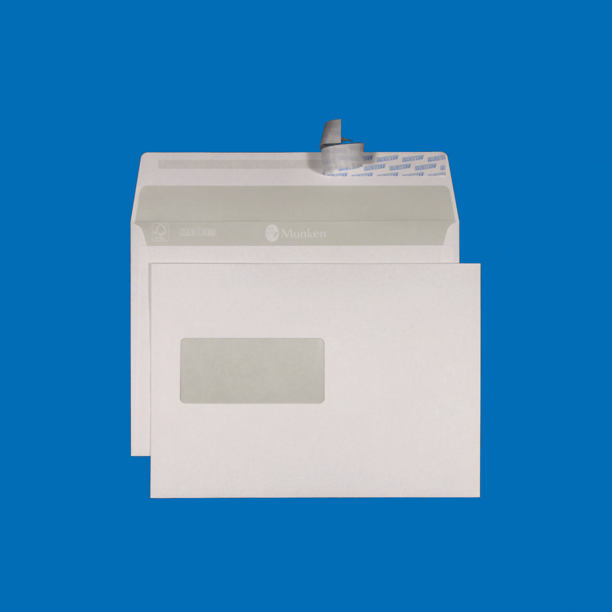 C5 Couvert, Fenster links, haftklebend, FSC – Mettler Couvert