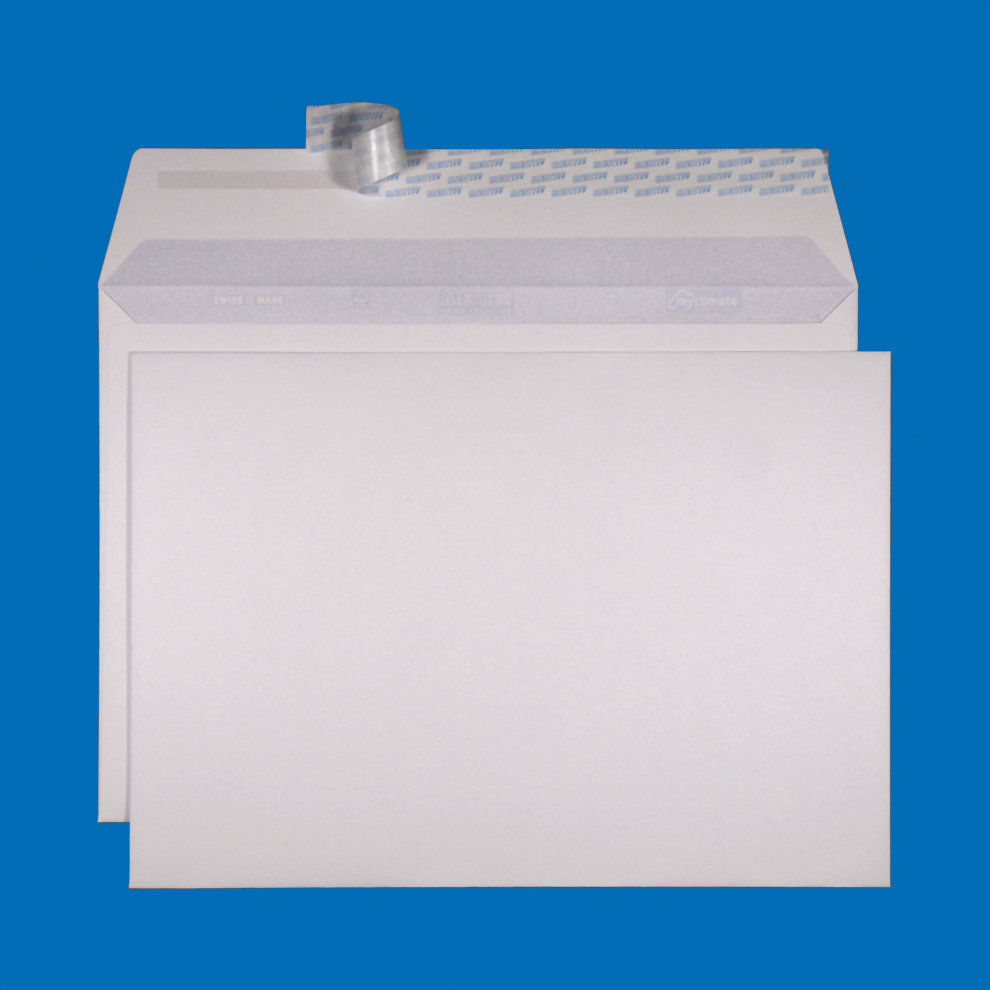 C4 Couvert, ohne Fenster, haftklebend, Recycling mit Blauem Engel – Mettler Couvert