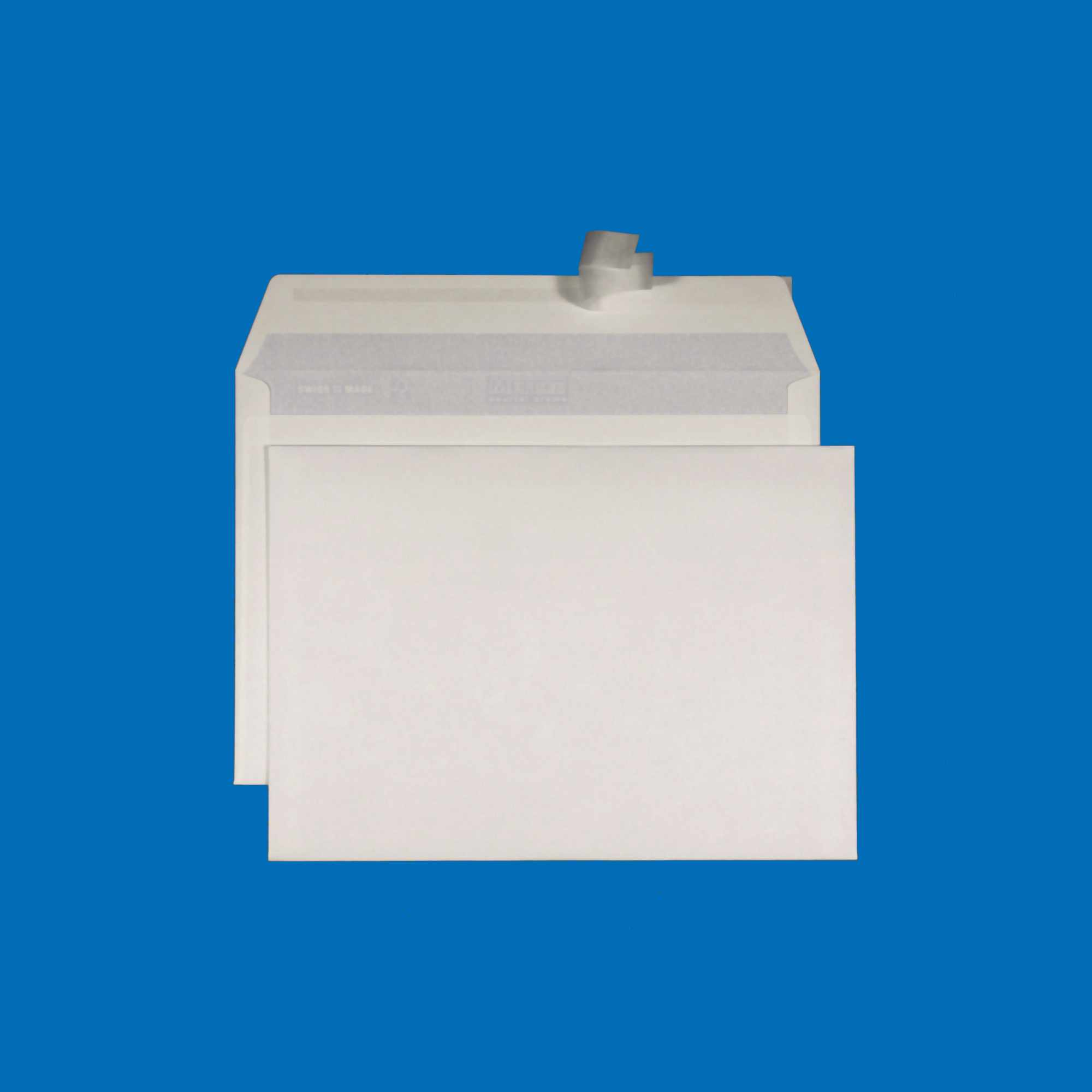 C5 Couvert, ohne Fenster, haftklebend, Recycling mit Blauem Engel – Mettler Couvert