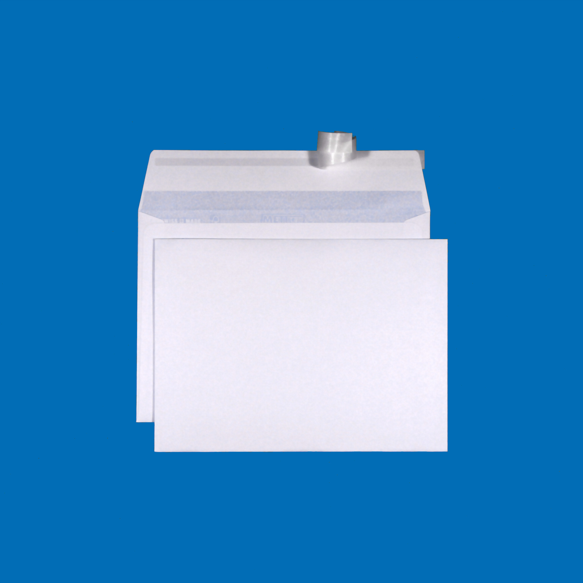 C5 Couvert, ohne Fenster, haftklebend, Ultraweiss FSC – Mettler Couvert