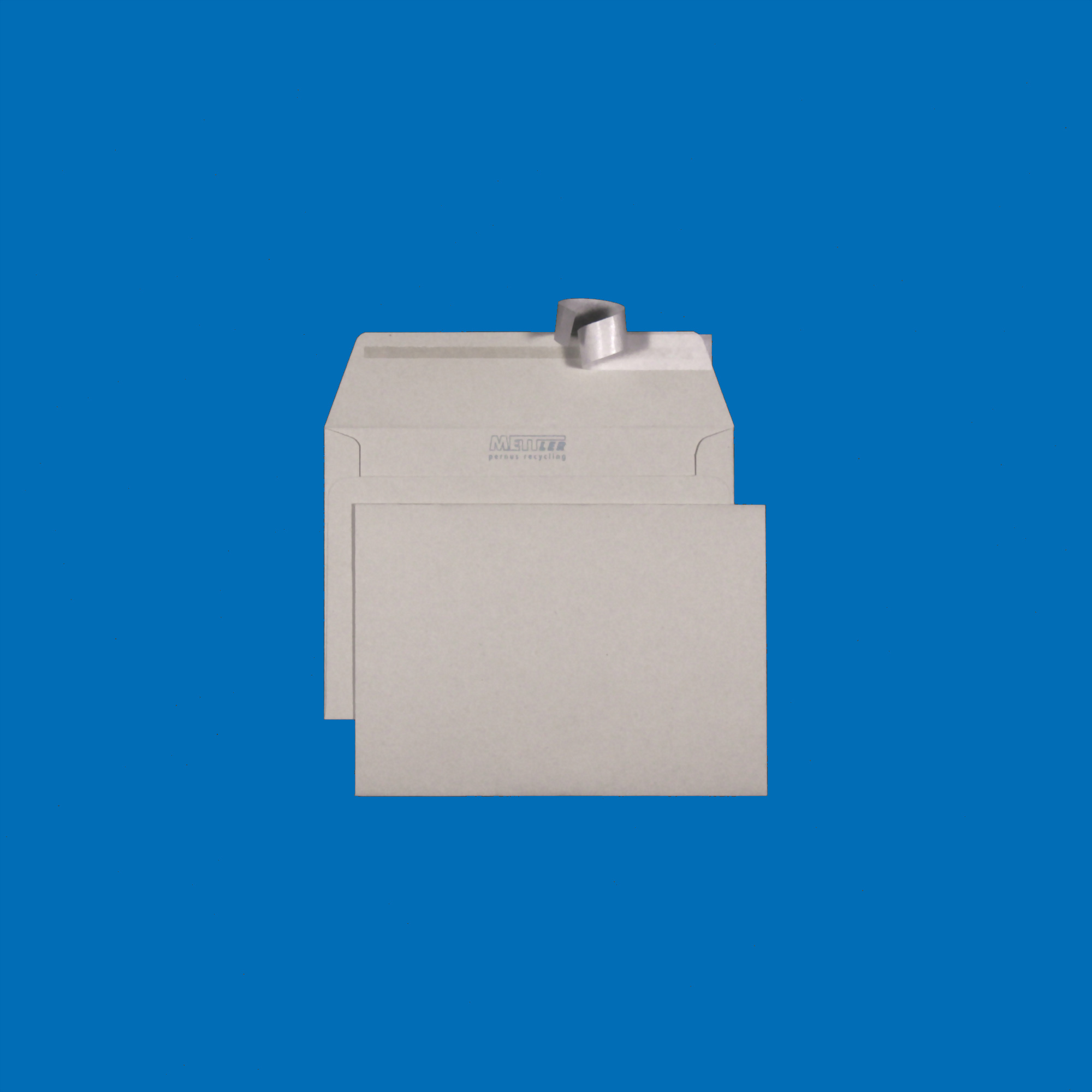 C6 Couvert, ohne Fenster, haftklebend, Recycling mit Blauem Engel – Mettler Couvert