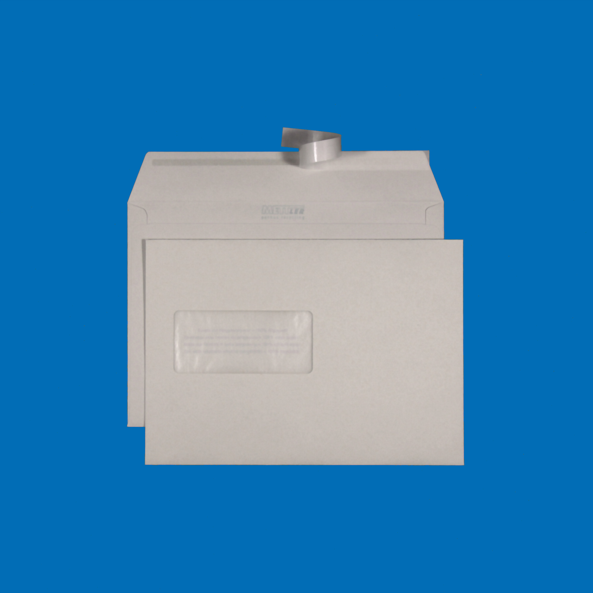 C5 Couvert, Fenster links, haftklebend, Recycling mit Blauem Engel – Mettler Couvert