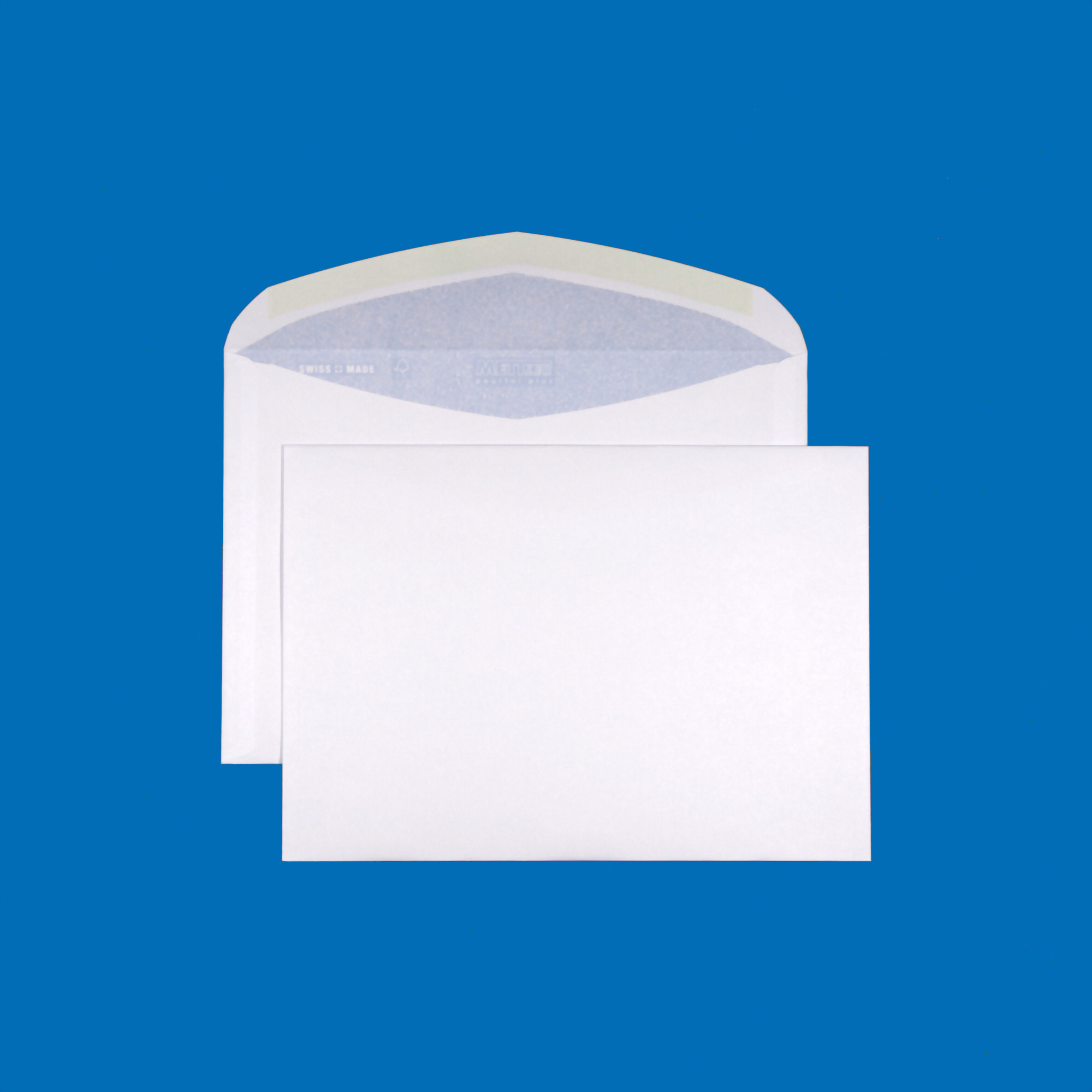 C5 Couvert, ohne Fenster, gummiert, Ultraweiss FSC – Mettler Couvert