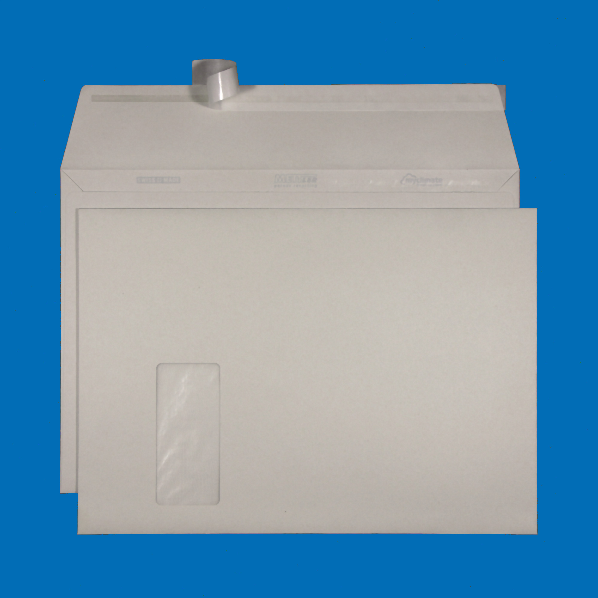 C4 Couvert, Fenster links, haftklebend, Recycling mit Blauem Engel – Mettler Couvert