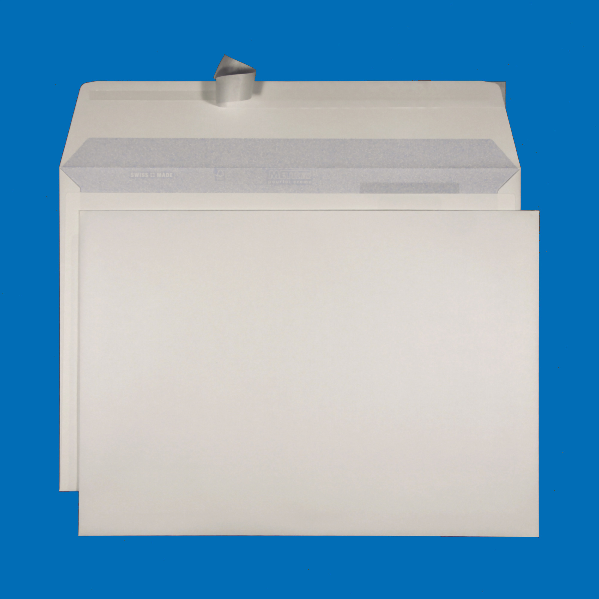 C4 Couvert, ohne Fenster, haftklebend, Recycling mit Blauem Engel – Mettler Couvert