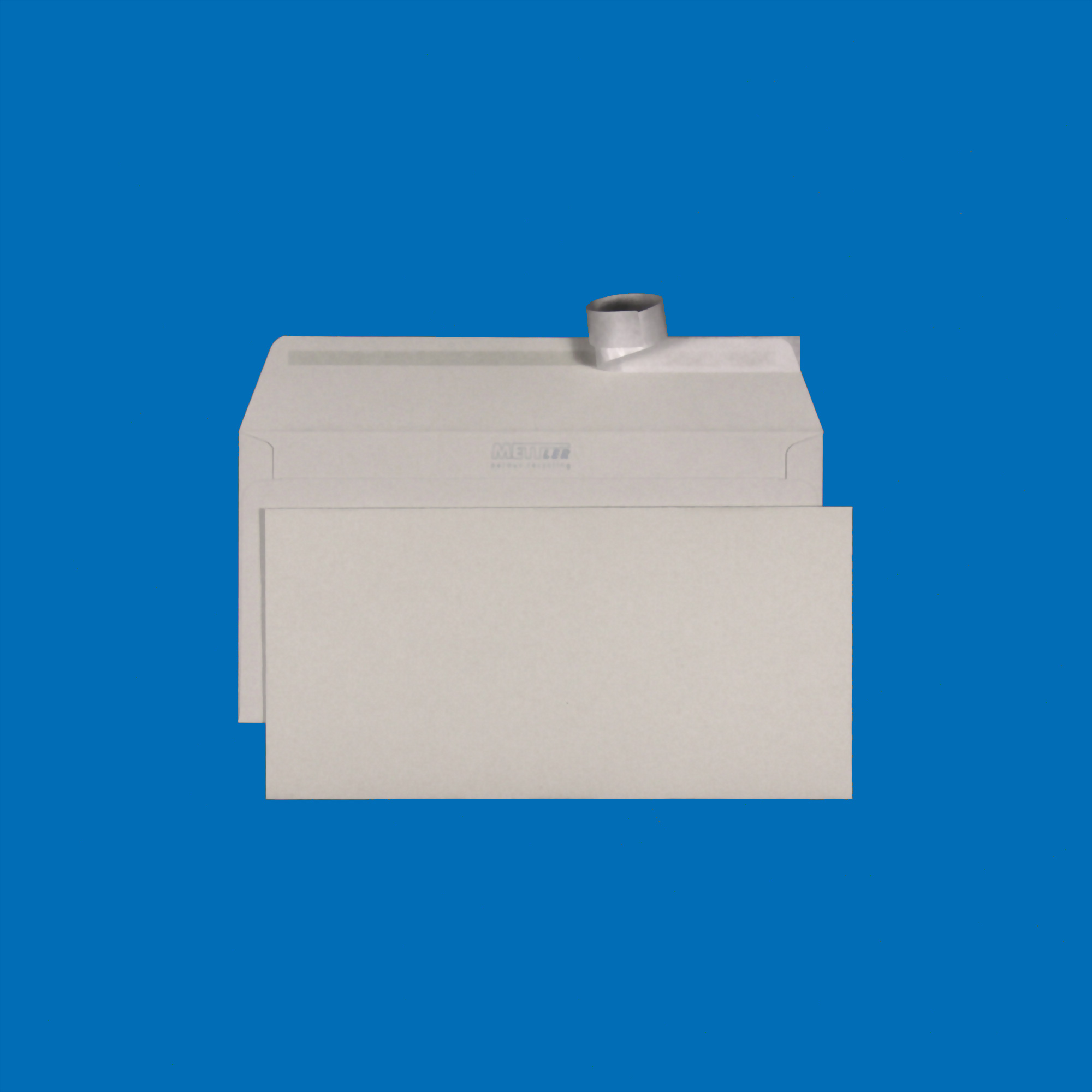 C5/6 Couvert, ohne Fenster, haftklebend, Recycling mit Blauem Engel – Mettler Couvert