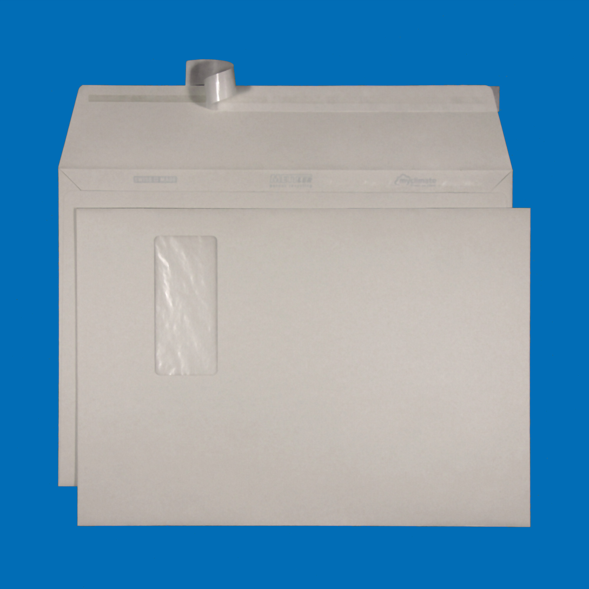 C4 Couvert, Fenster rechts, haftklebend, Recycling mit Blauem Engel – Mettler Couvert