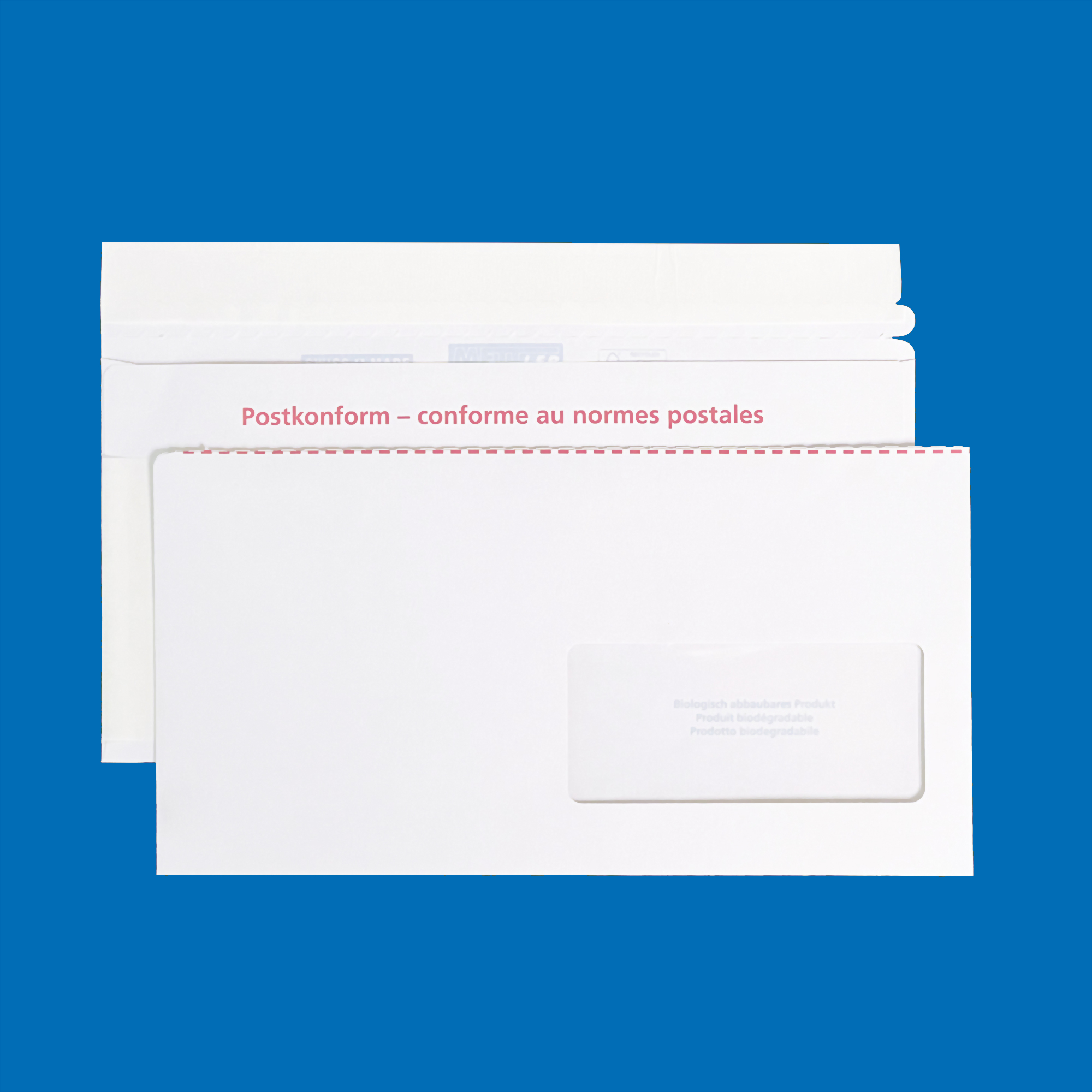 C5/6 Couvert, Fenster rechts, haftklebend, Recycling mit Blauem Engel – Mettler Couvert