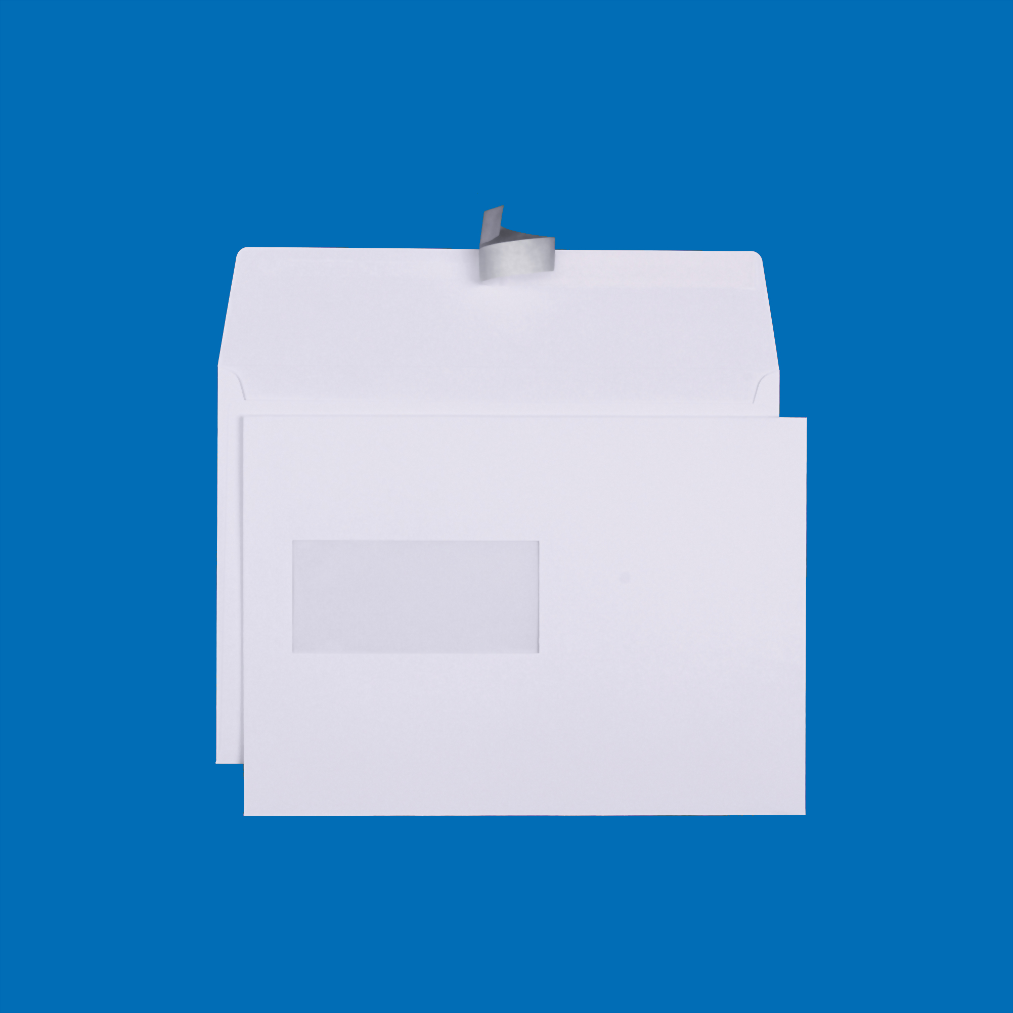 C5 Couvert, ohne Fenster, haftklebend, Ultraweiss FSC – Mettler Couvert